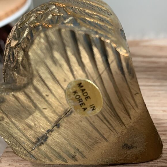 Vintage MCM Style Set Of 3 Brass Owls Figures Made In Korea - Picture 3 of 17